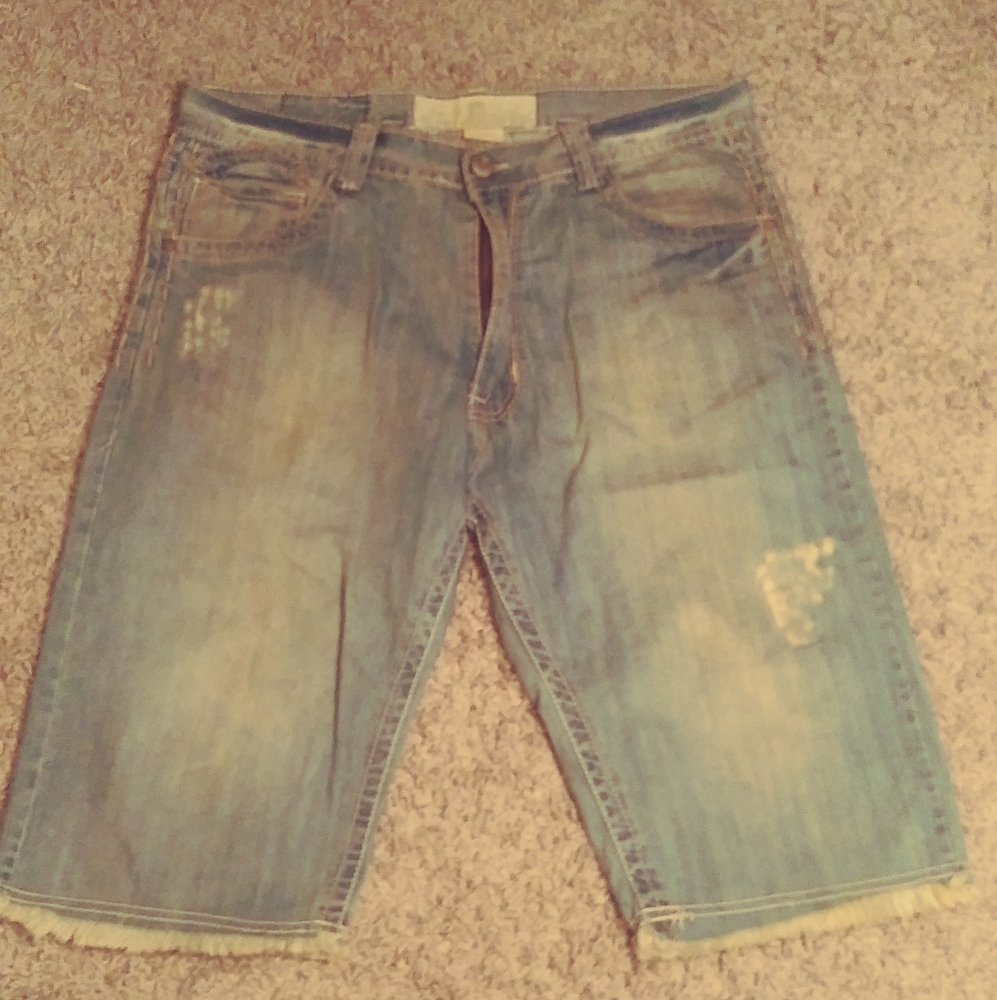 Smoke Rise Denim Jean Shorts Sz 38